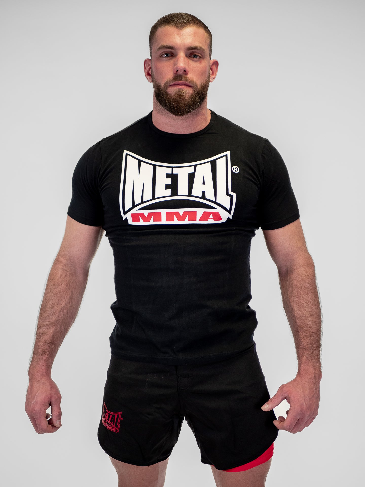 MEN'S BLACK VISUAL MMA T-SHIRT
