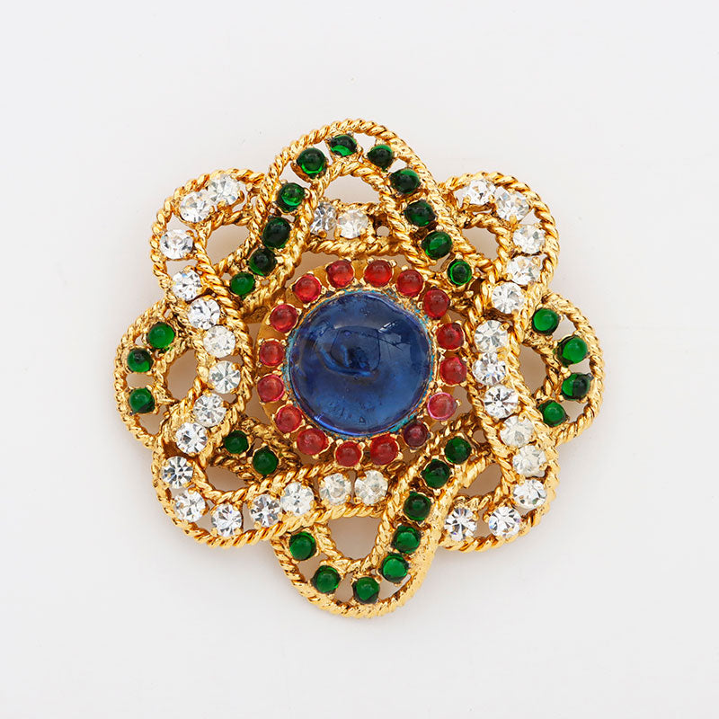 シャネル CHANEL 2 6 1991s グリポア ブローチ ゴールド WS11752