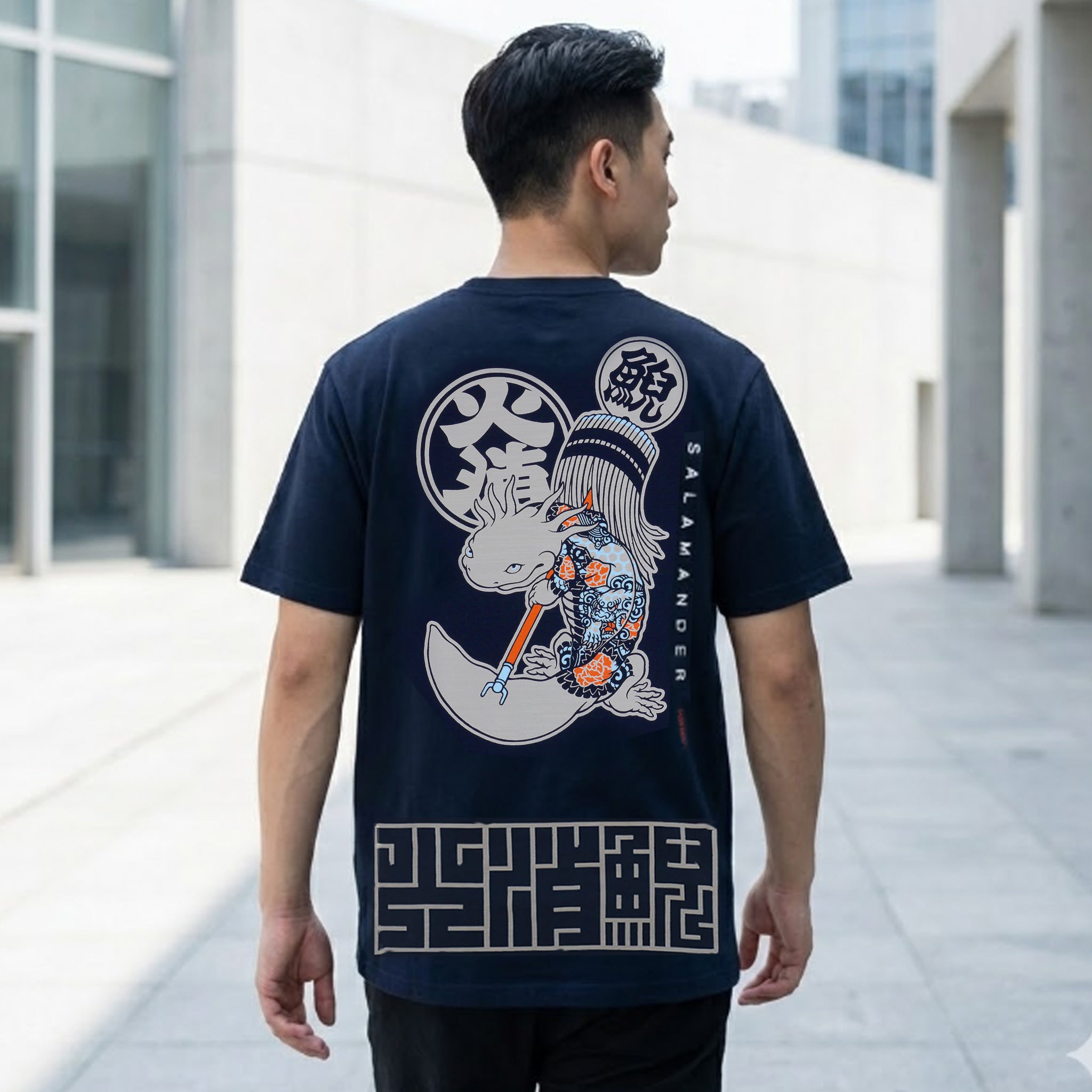 HiKESHi SPiRiT 火消之図抜染スラブ Tシャツ(吽) – NOREN JAPAN 公式通販