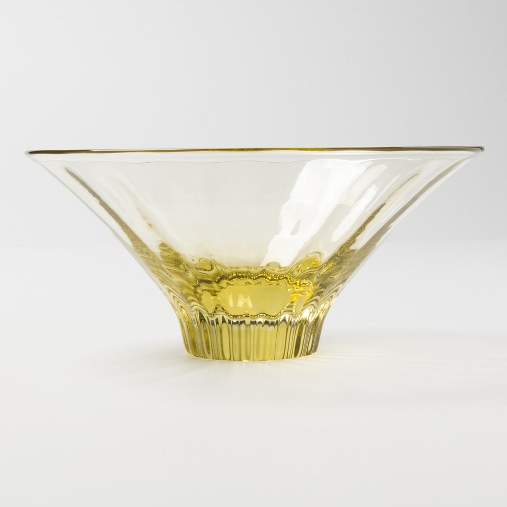 ガラス工房るん 黒豆硝子 深鉢(黄金) ¥6,050 大人の焼き物