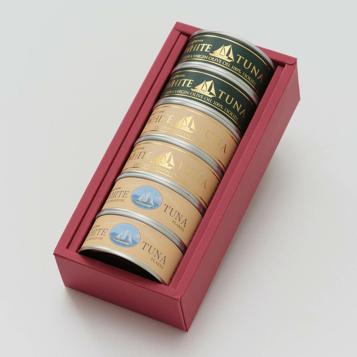 WHITE TUNA 贅沢ツナ缶 3種詰合せ6缶セット