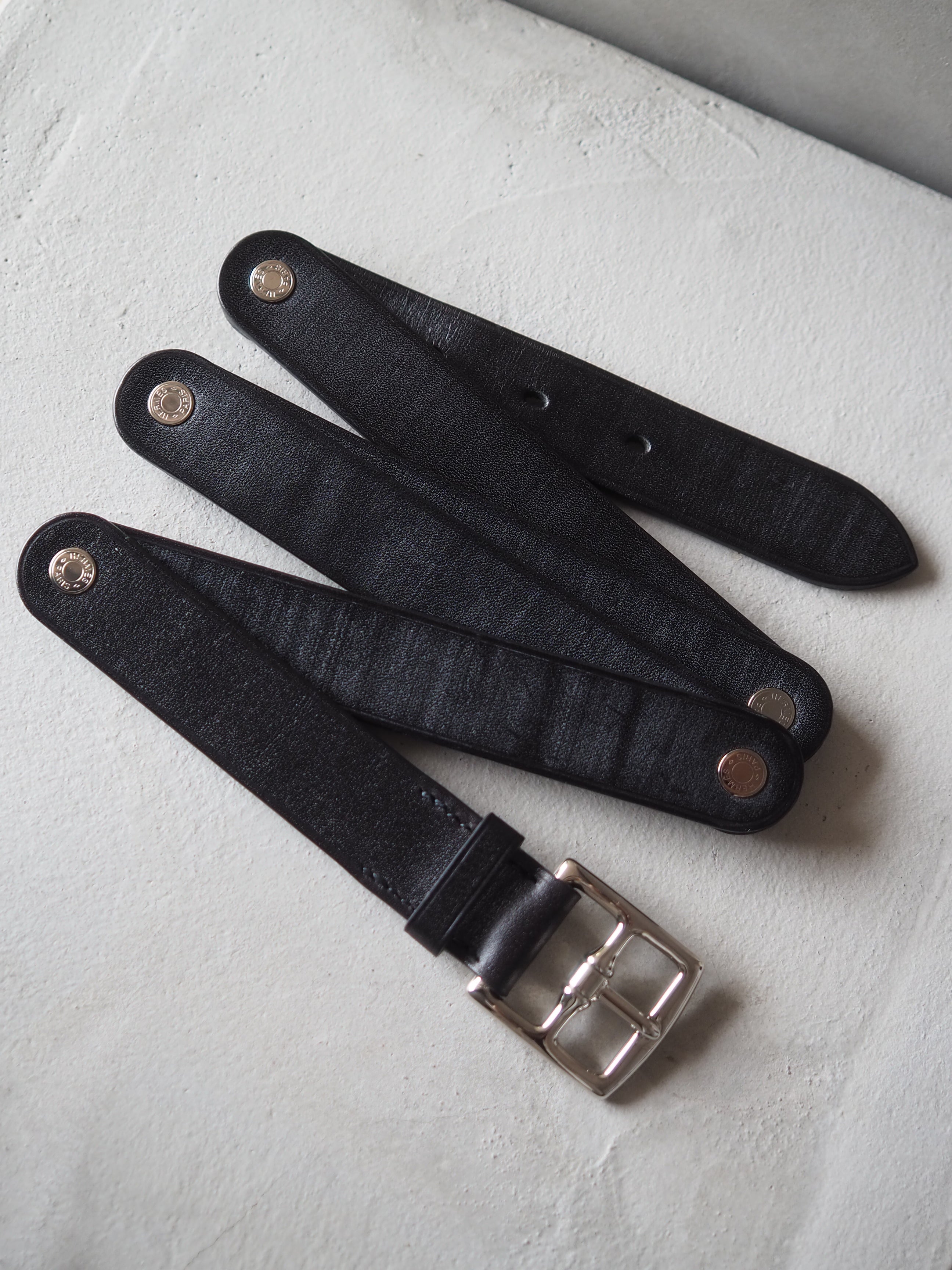 HERMES エルメス エトリヴィエール 折りたたみ ベルト 80 メンズ