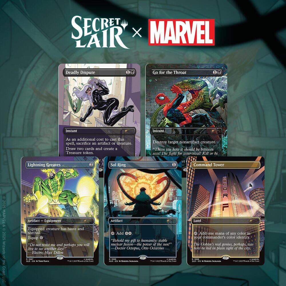 MTG: Secret Lair x Marvel's Spider-Man: Villainous Plots