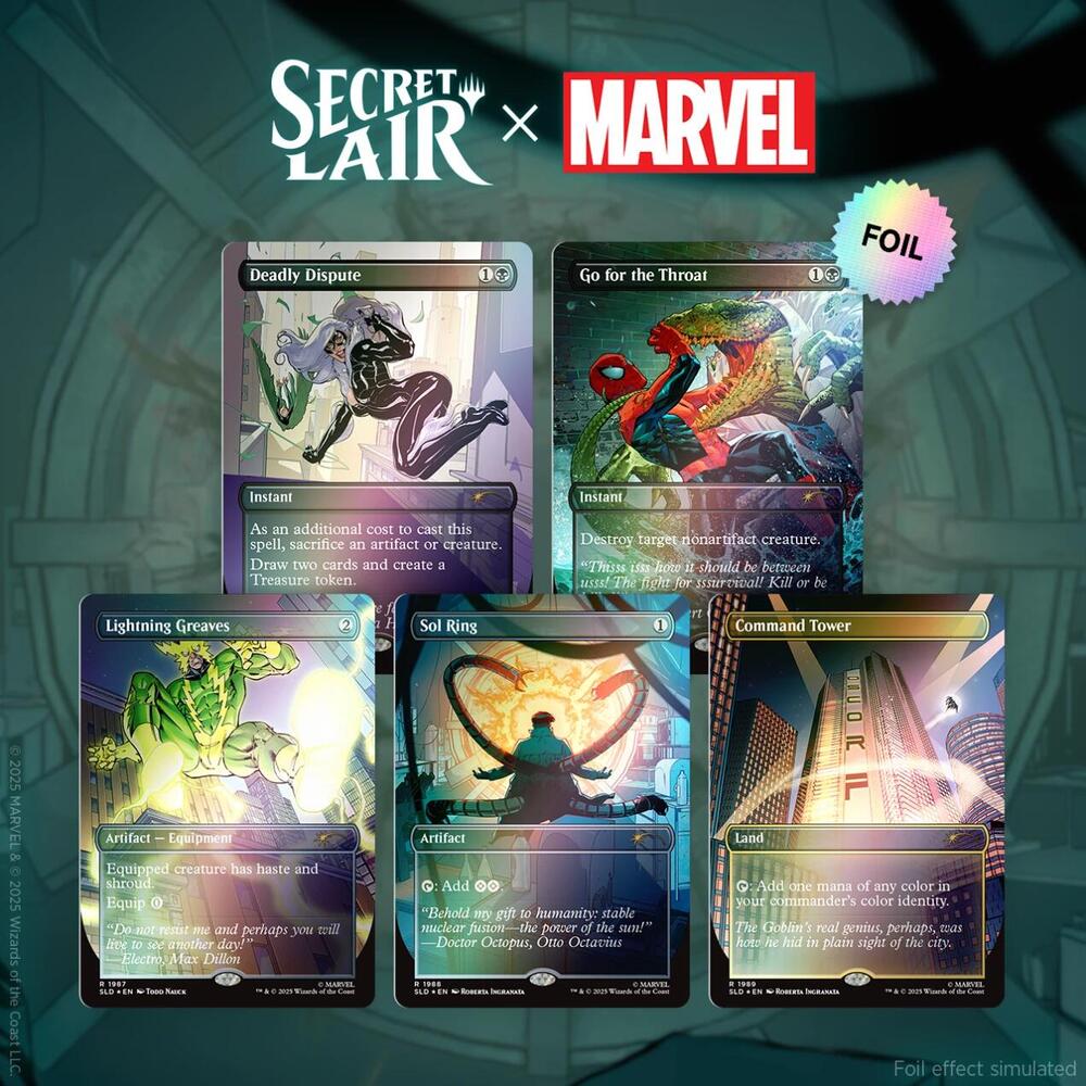 MTG: Secret Lair x Marvel's Spider-Man: Villainous Plots (Foil Edition