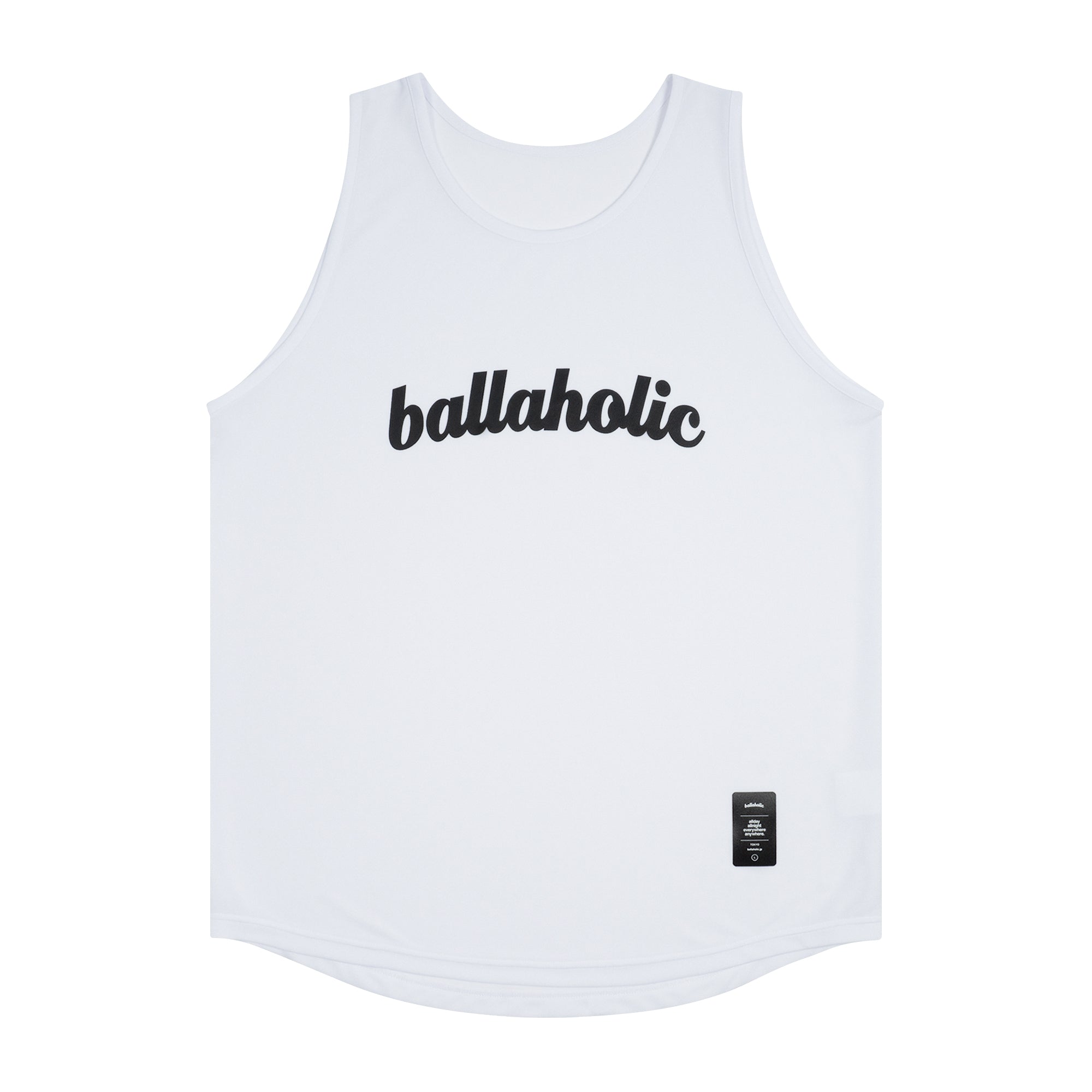 Logo Tank Top (white/black) – ballaholicオンラインショップ