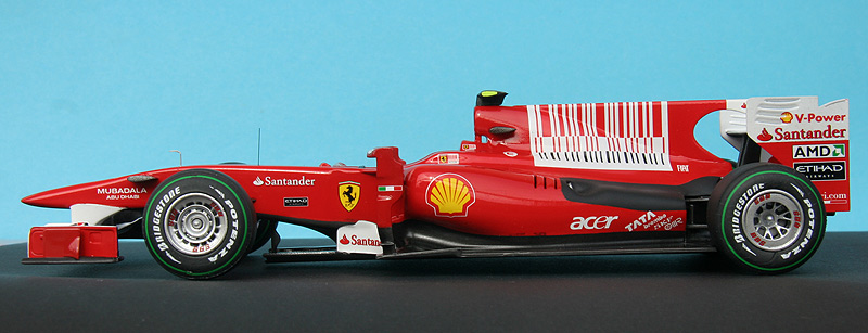 Alonso' s Ferrari F10, Bahrain GP 2010 (Revell 1/24) - Display