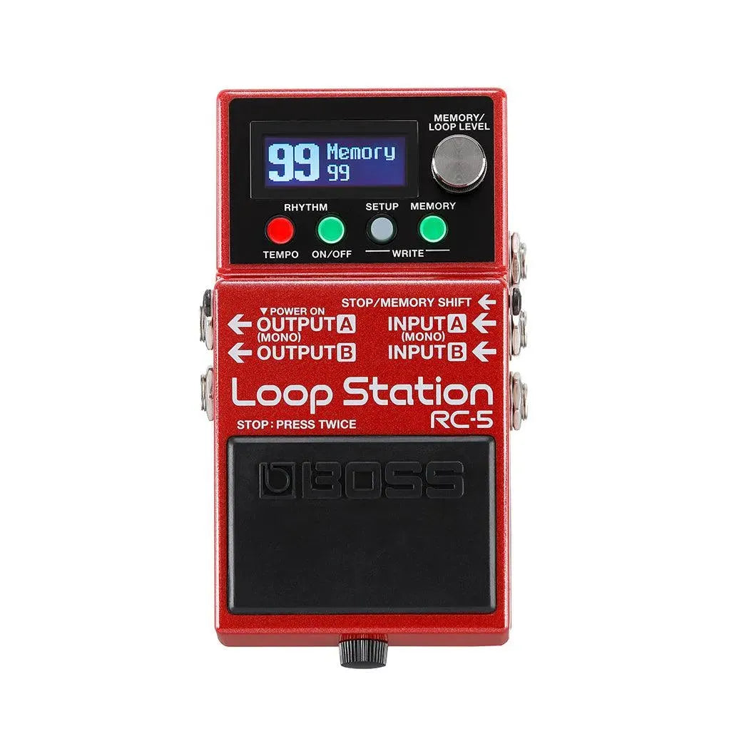 Boss RC-5 Loop Station Compact Phrase Looper Pedal | Electric