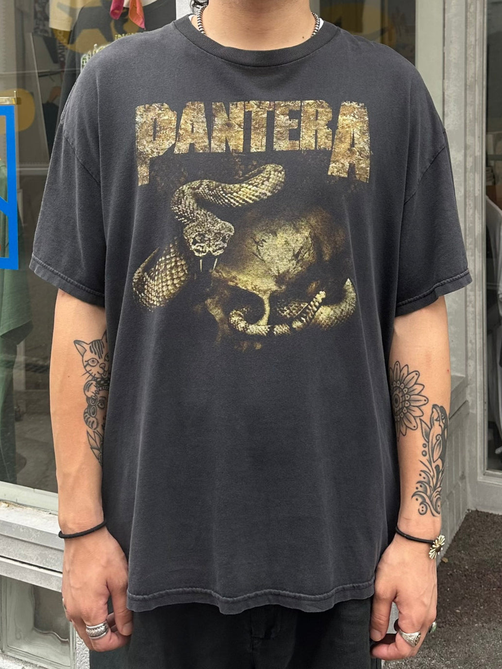 00's PANTERA「Rattlesnake Skull Trendkill」バンドTシャツ – FUJI STORE