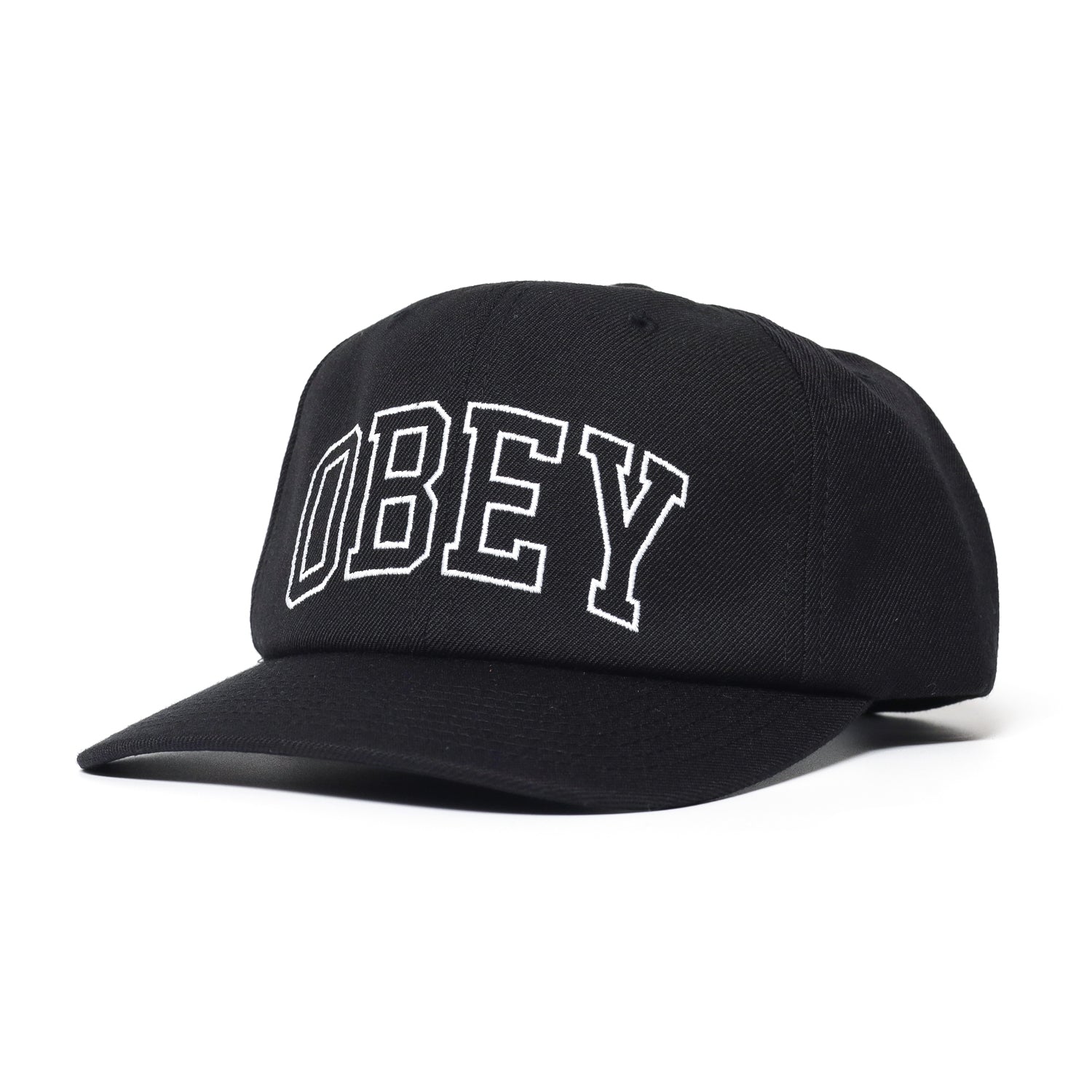 OBEY / OBEY ACADEMY 6 PANEL CLASSIC SNAPBACK CAP (BLACK) – Feelin'