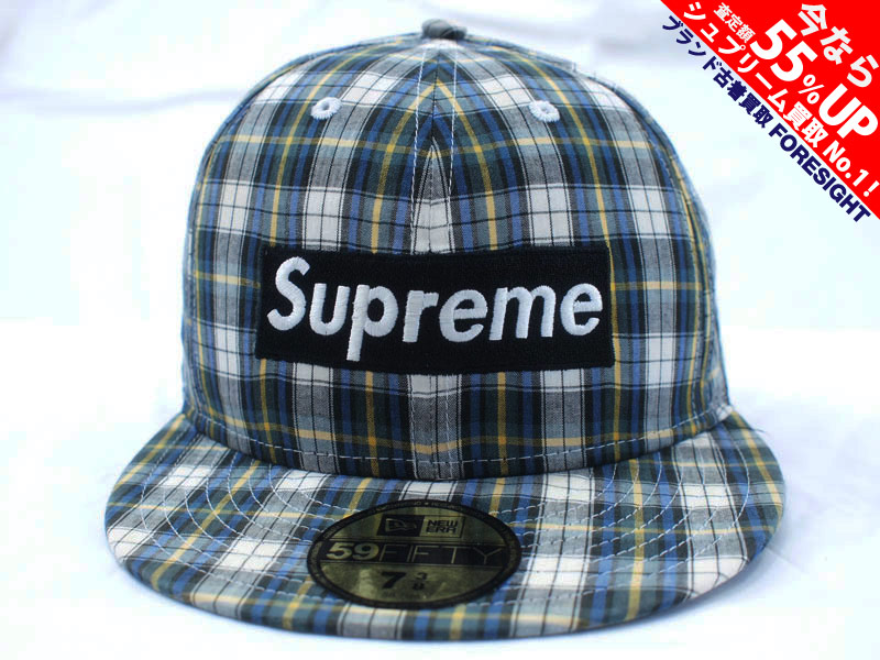 Supreme 'Tartan Plaid New Era'ニューエラ キャップ Box Logo