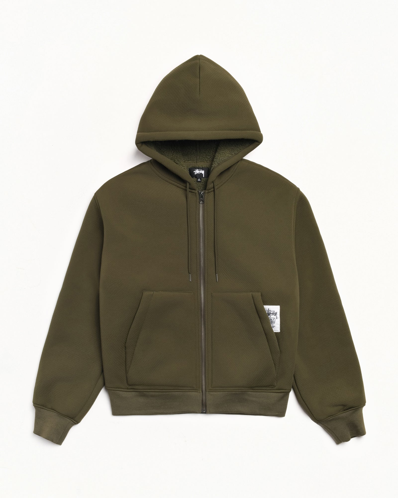 Bonded Sherpa Hoodie – Green | Sweats | Stüssy Japan