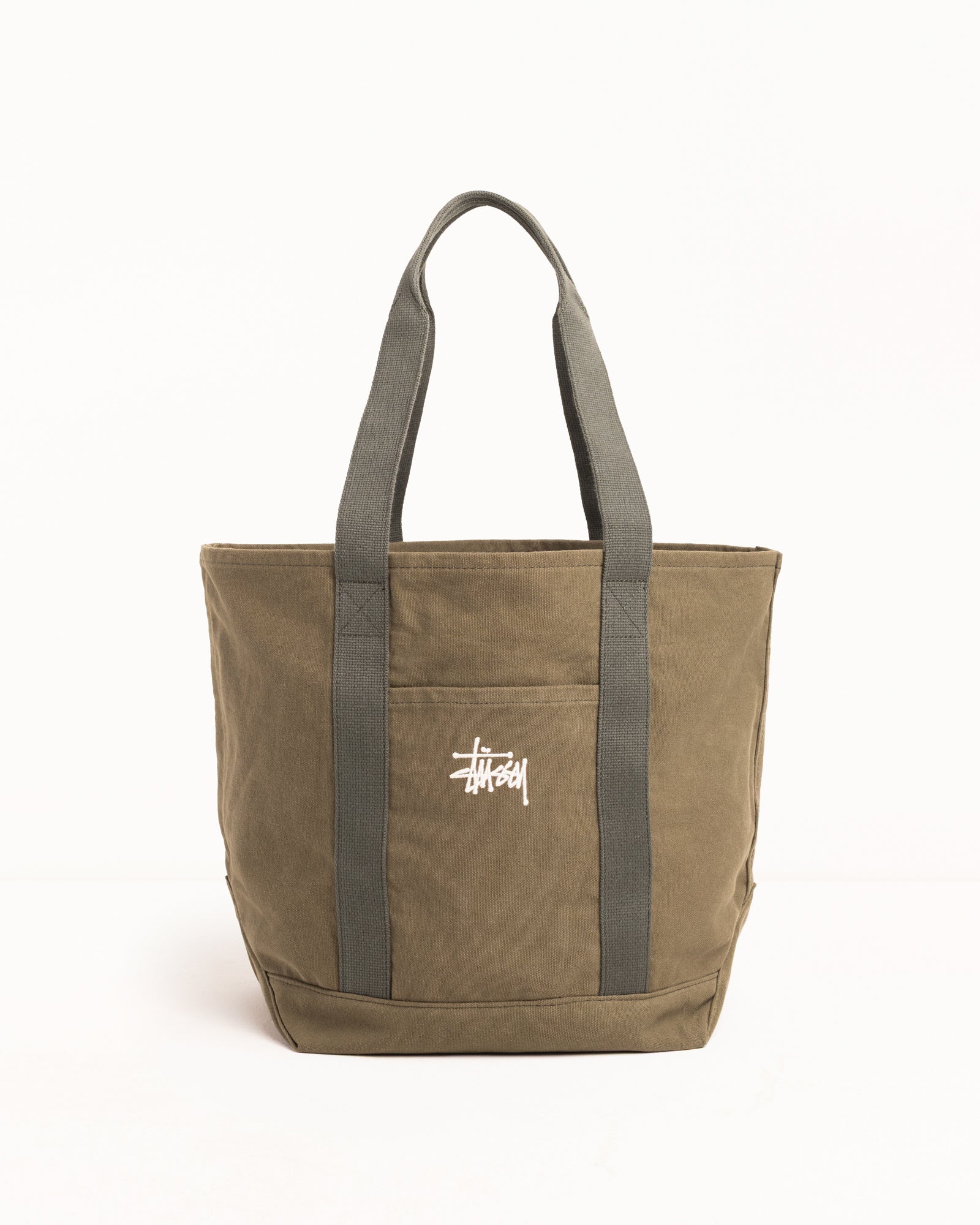 Canvas Market Tote – Green | Accessories | Stüssy Japan