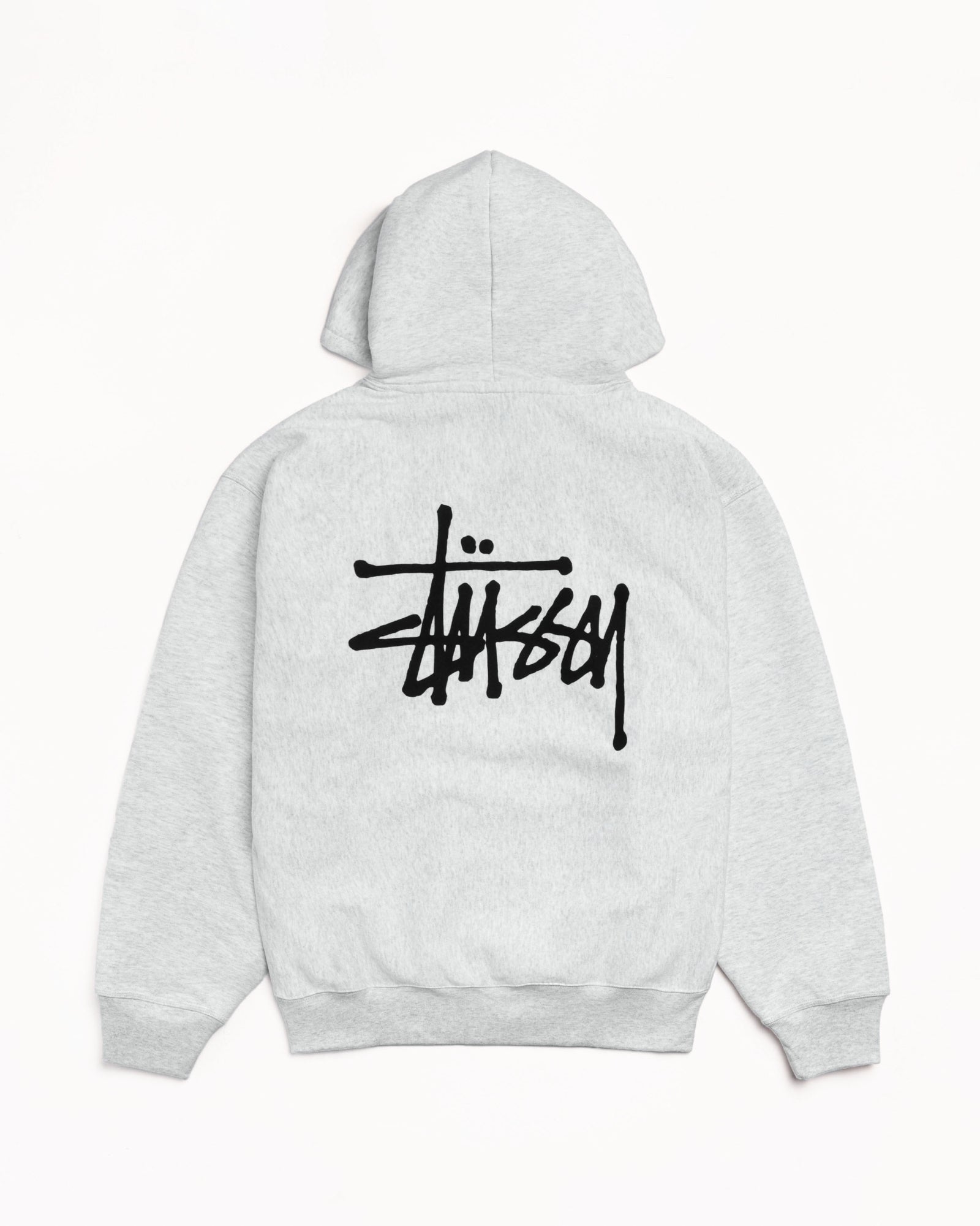 Basic Stüssy Hoodie – Ash Heather | Tee & Sweats | Stüssy Japan