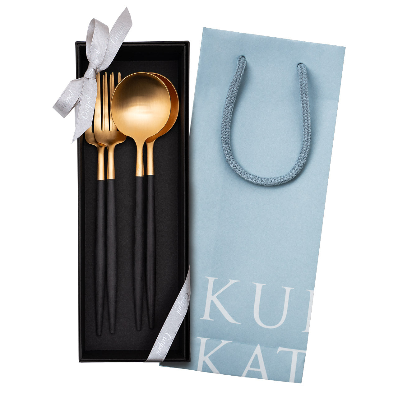 クチポール GOA/ゴア ディナー 4本 ギフトセット ブラックゴールド