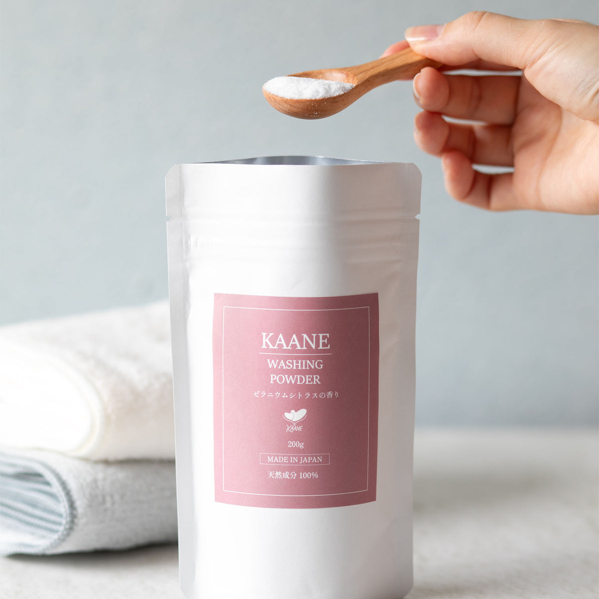 オーガニックコットン吸水ショーツ用つけ置き洗剤 KAANE WASHING POWDER