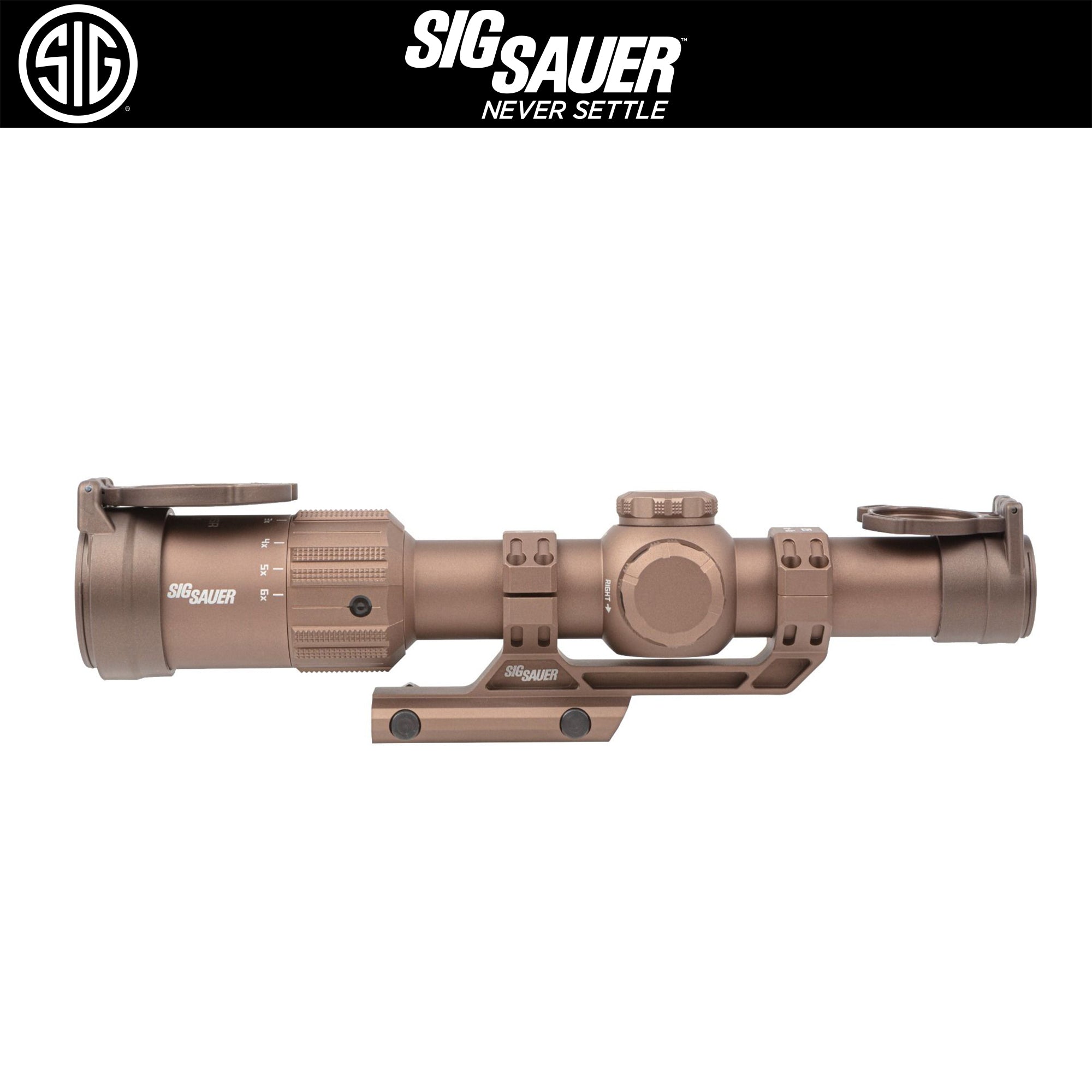 SIG SAUER TANGO-MSR LPVO ライフルスコープ (1-6X24MM) チューブ径