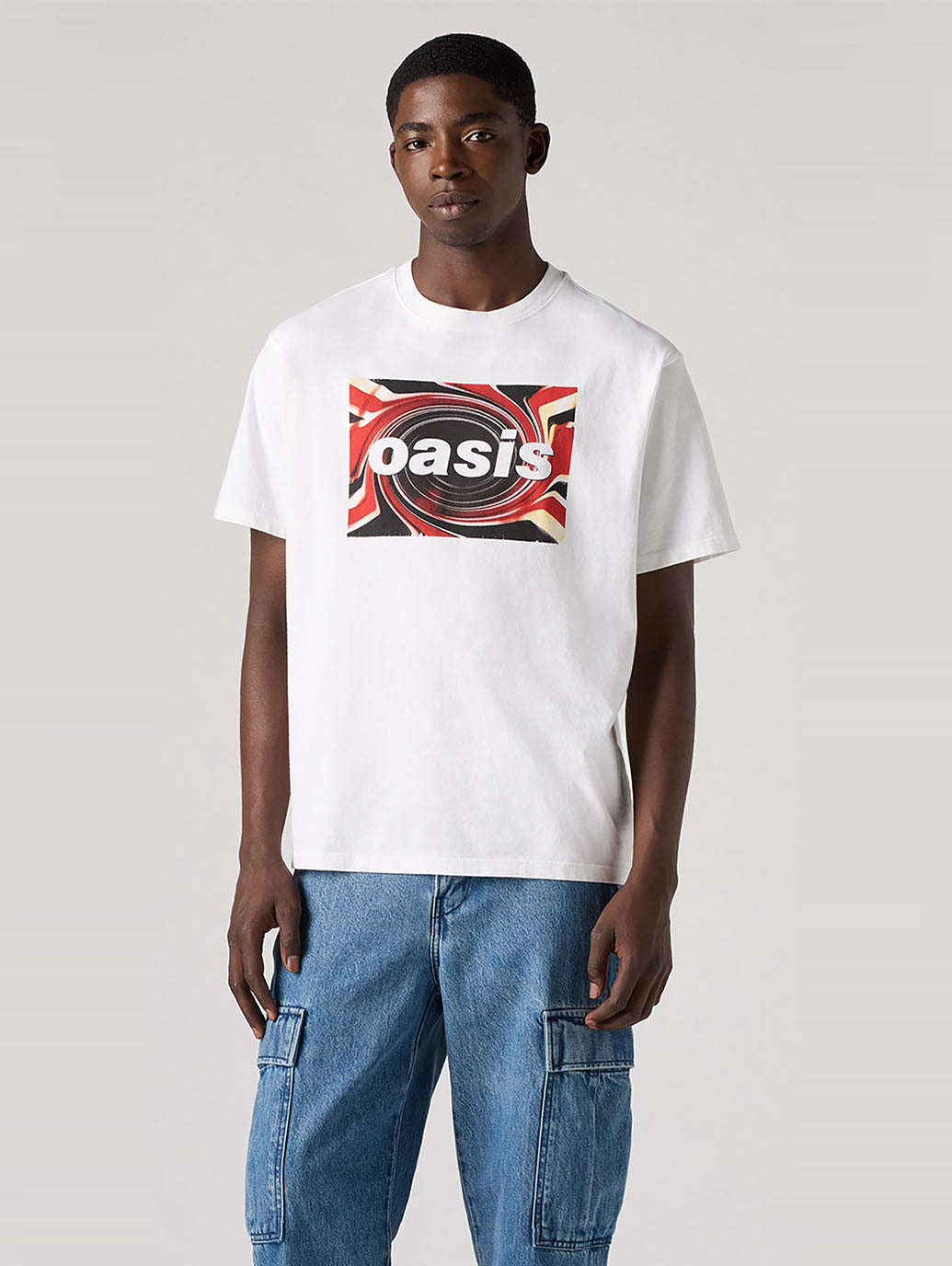 LEVI'S® x OASIS UNION JACK Tシャツ ホワイト – リーバイス®公式