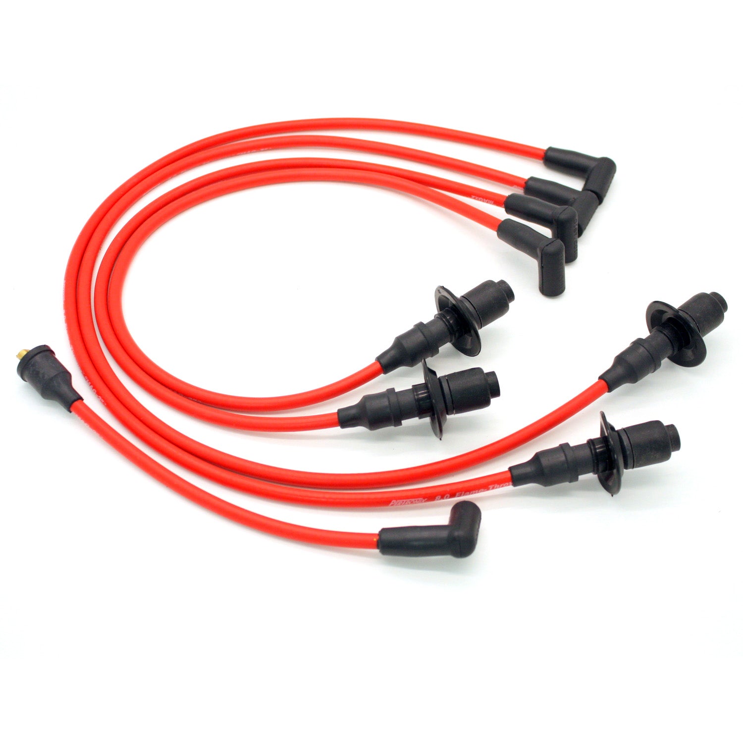 PerTronix 804404 Flame-Thrower Spark Plug Wires 4 cyl 8mm VW Male