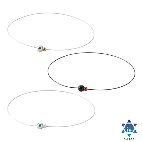 METAX NECKLACE EXTREME WIRE MIRROR BALL TWIN – Phiten