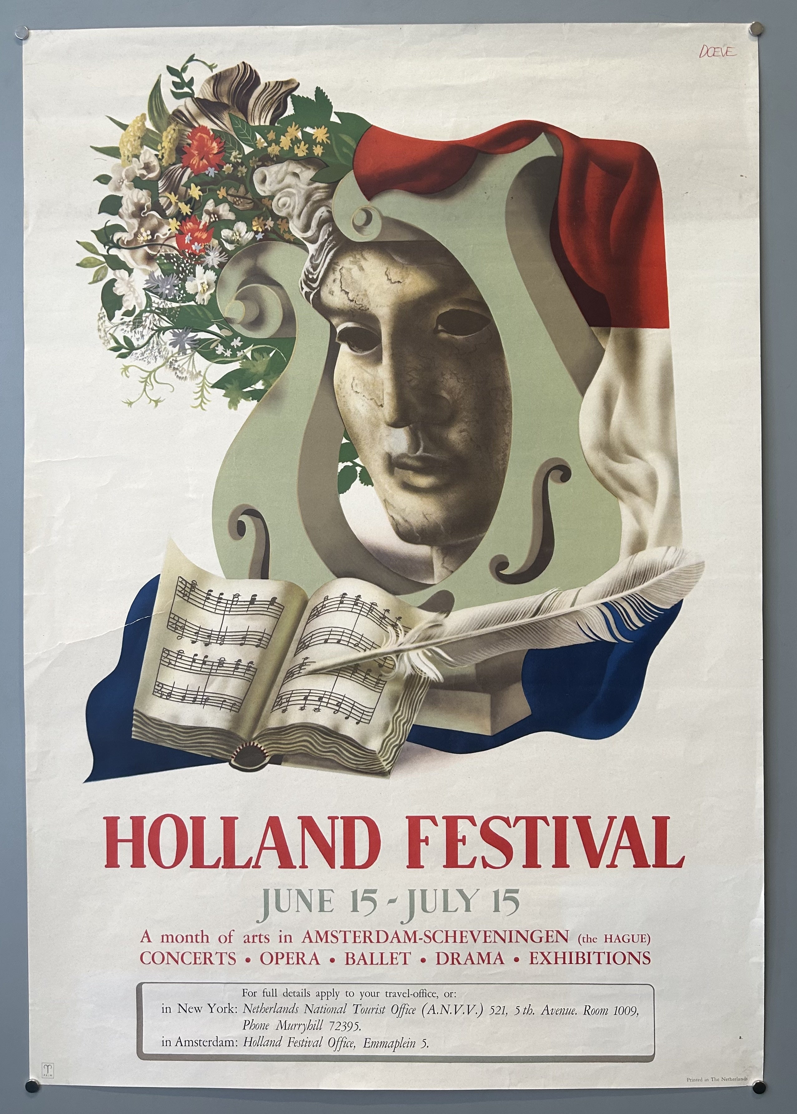 Holland Festival Amsterdam Scheveningen – Poster Museum