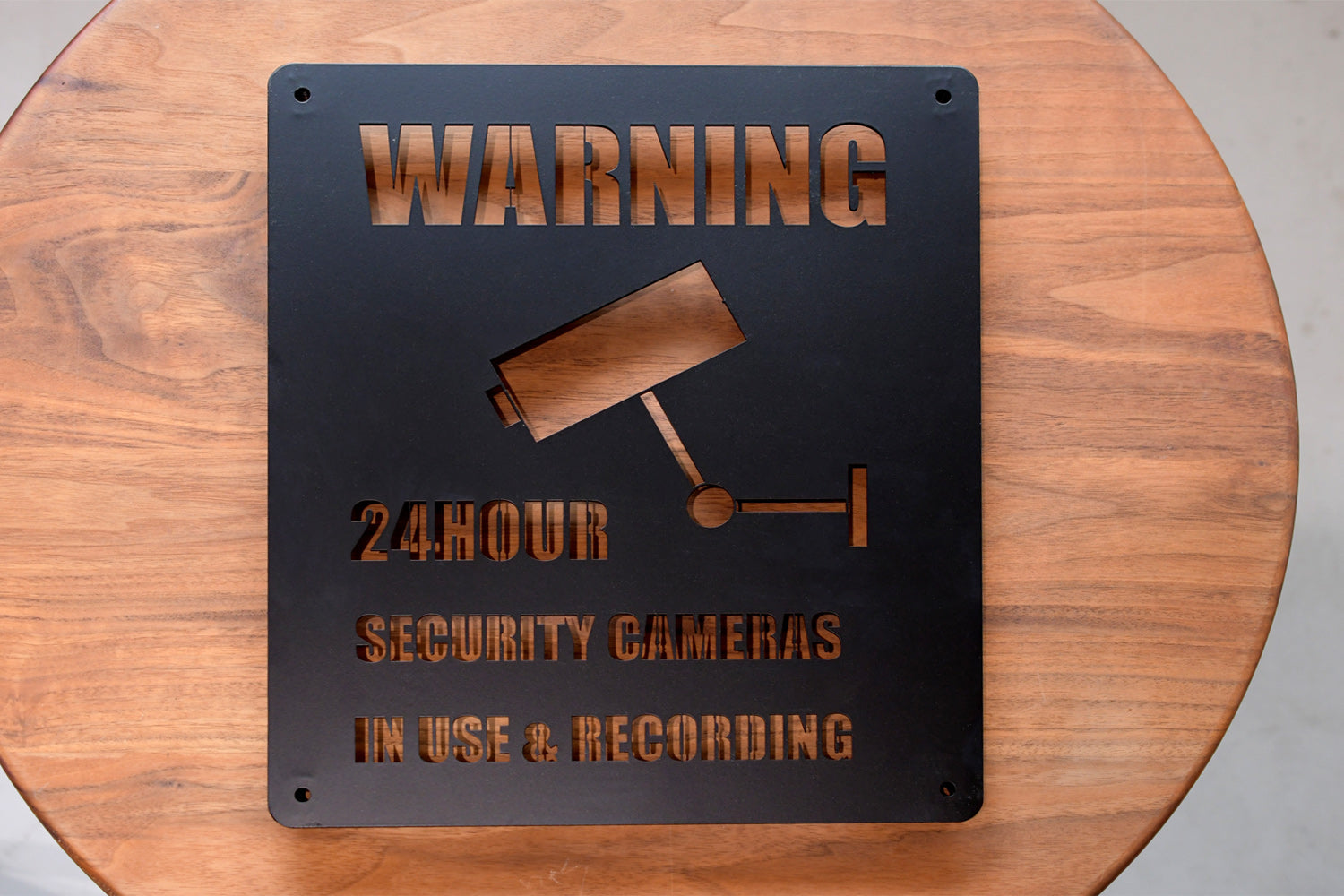 ブラックデザイン日和＋ツリー柄アイアンプレート ＋オールド