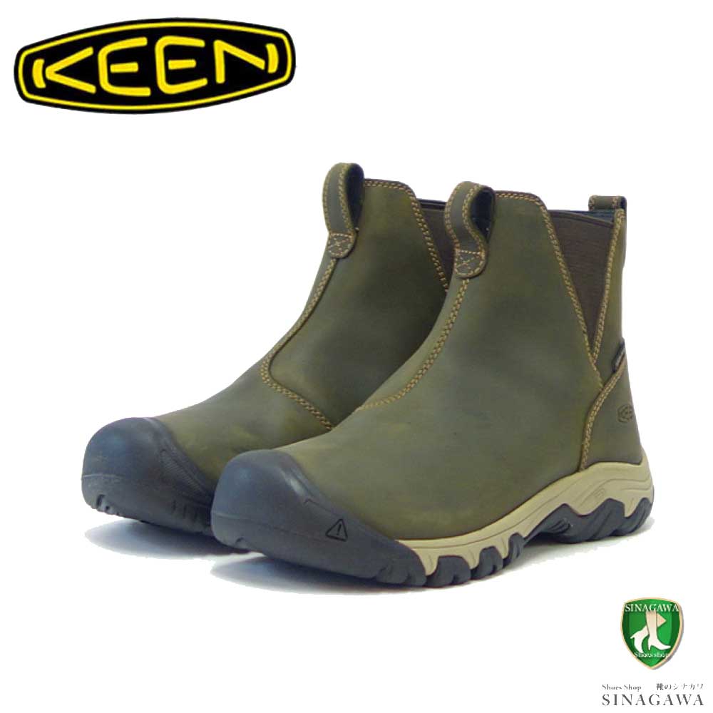 KEEN キーン グレタ チェルシー ウォータープルーフ 1025527 ：Olive