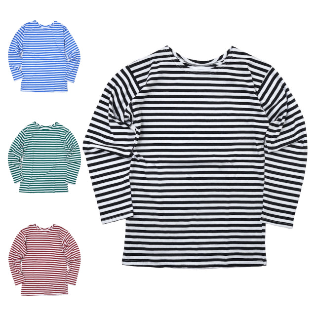 ワールドサープラス ロシア軍タイプ ボーダー長袖Tシャツ 【中田商店