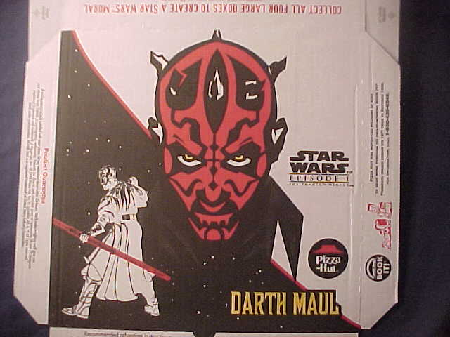 Large Pizza Box, Darth Maul - Star Wars Collectors Archive