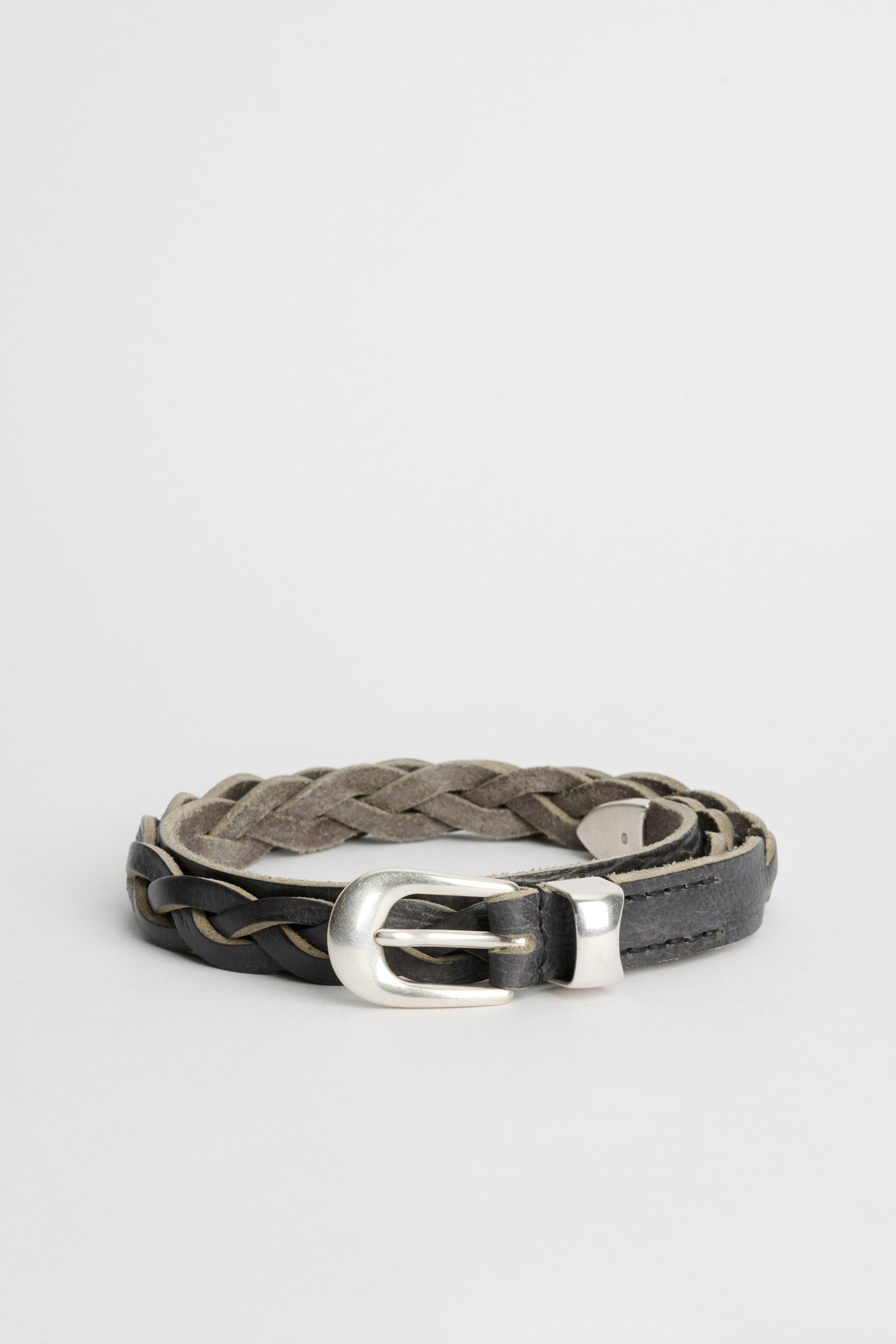 Our Legacy 2 cm Braided Belt Soft Coal Torn Bovine – Très Bien