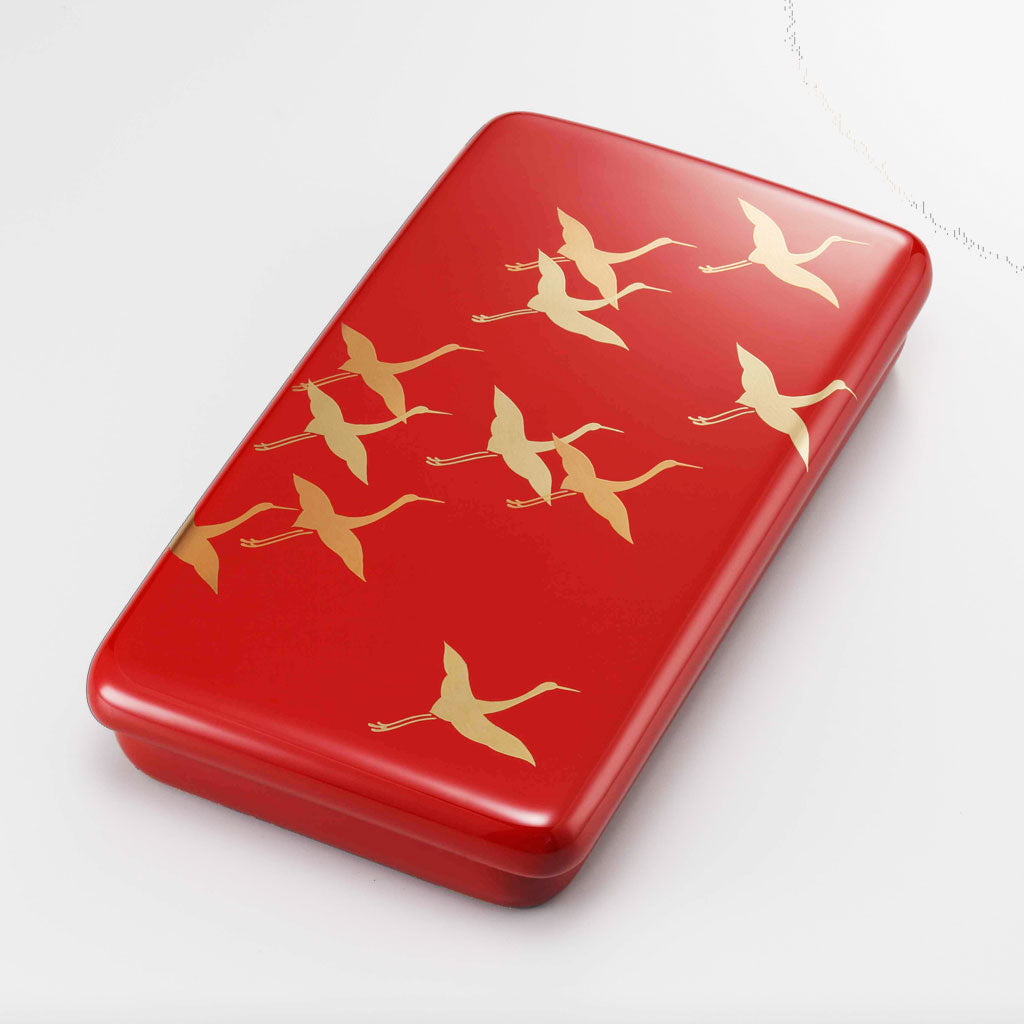 千羽鶴 朱 光琳硯箱 – 象彦 公式オンラインショップ