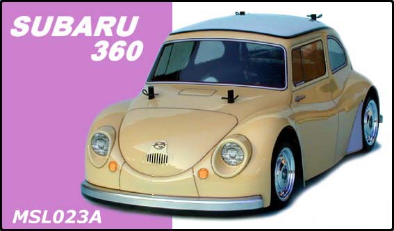 スバル360ボディ [MSL023B] - スーパーラジコン