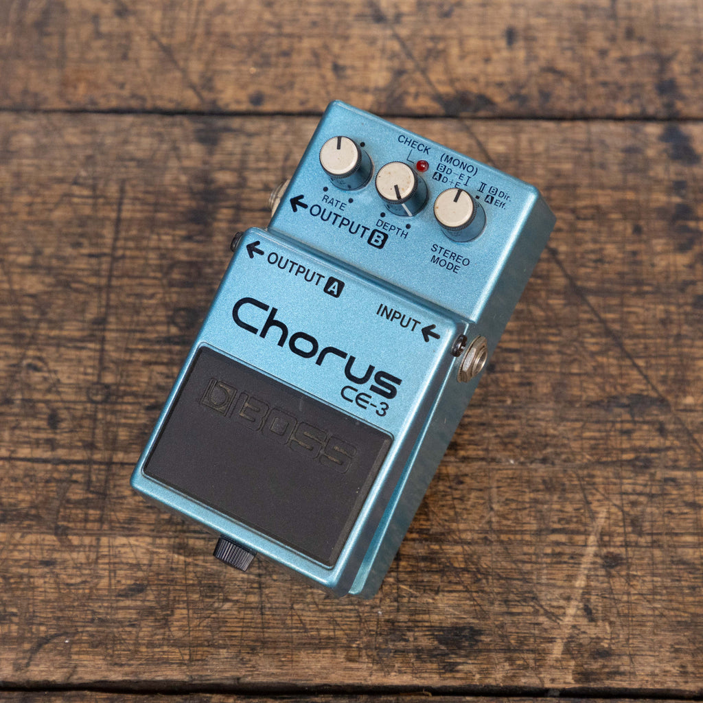 1989 Boss CE-3 Chorus (Green Label) – Clingan Guitars