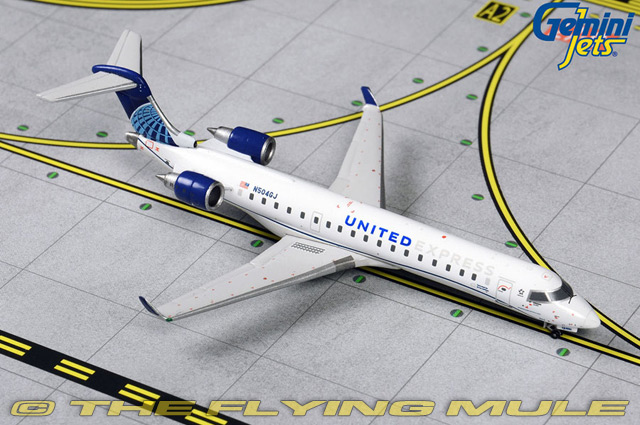 CRJ550 1:400 Diecast Model - GeminiJets GJ-GJUAL1900 - $32.95