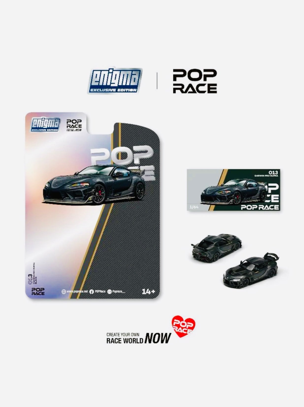 Pop Race Enigma Exclusive Toyota Darwin PRO 66G NWB Supra (A90