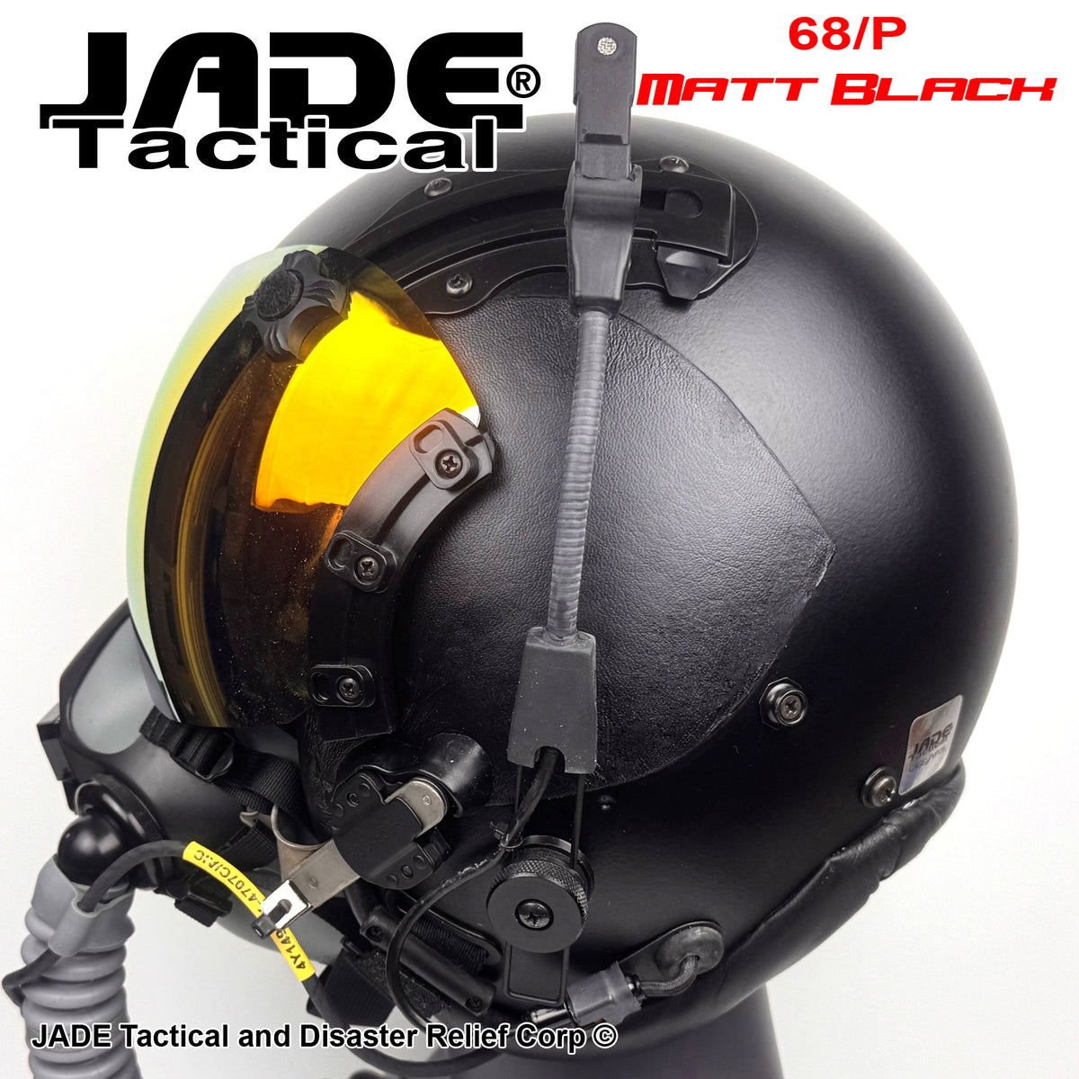 GENTEX 68/P USA Flight Helmet Matt Black Ops 2 – Jade Tactical