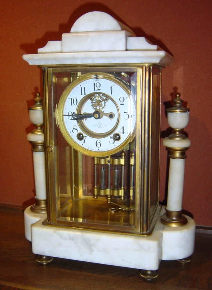 四方硝子置時計 - 精工舎