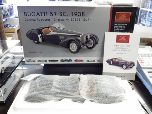 ミニカーショップグローバル - 1/18 CMC BUGATTI 57 SC 1938