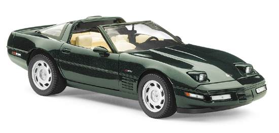 PhillyMint-Franklin Mint 1993 Chevy Corvette ZR-1 Green Ltd. Ed