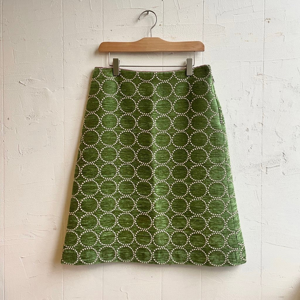 古着】ミナペルホネン / mina perhonen タンバリン/tambourine GR 膝丈