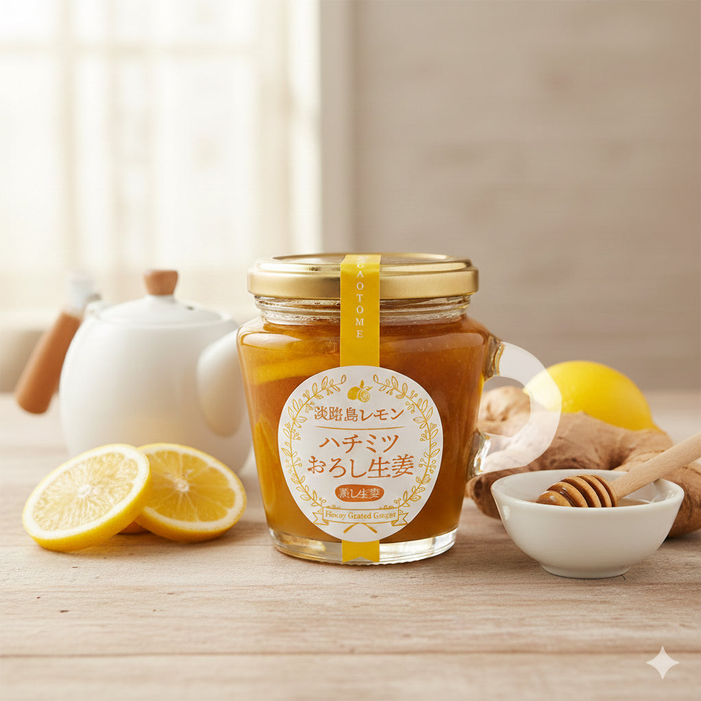 ハチミツおろし生姜レモン【淡路島産ノーワックスレモン】 – 但馬