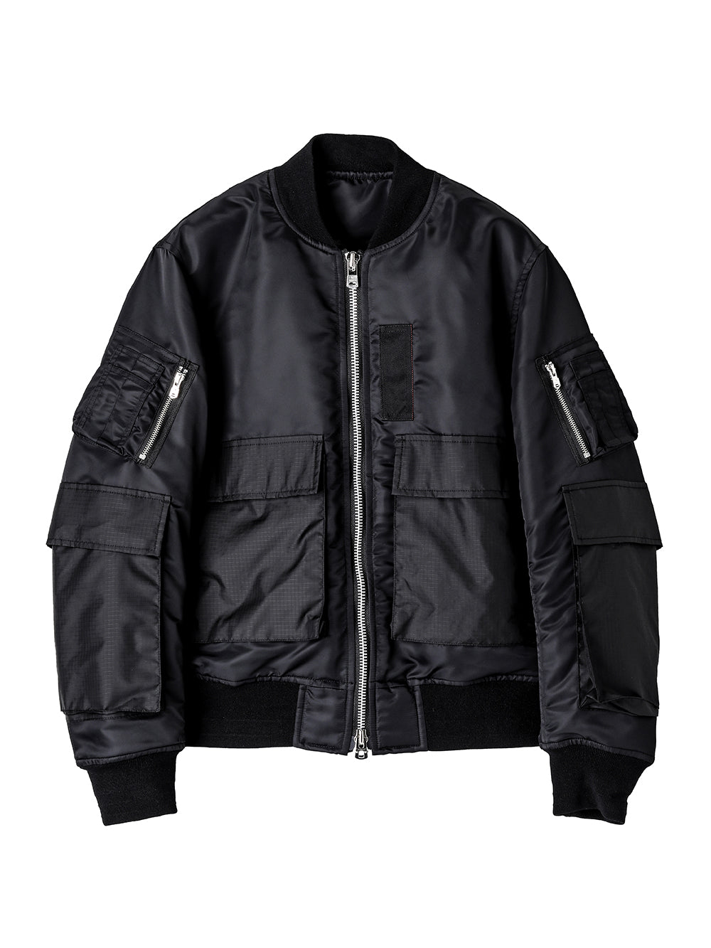 sj.0033AW25-black B.D.Uポケットフライトジャケット The Black-and