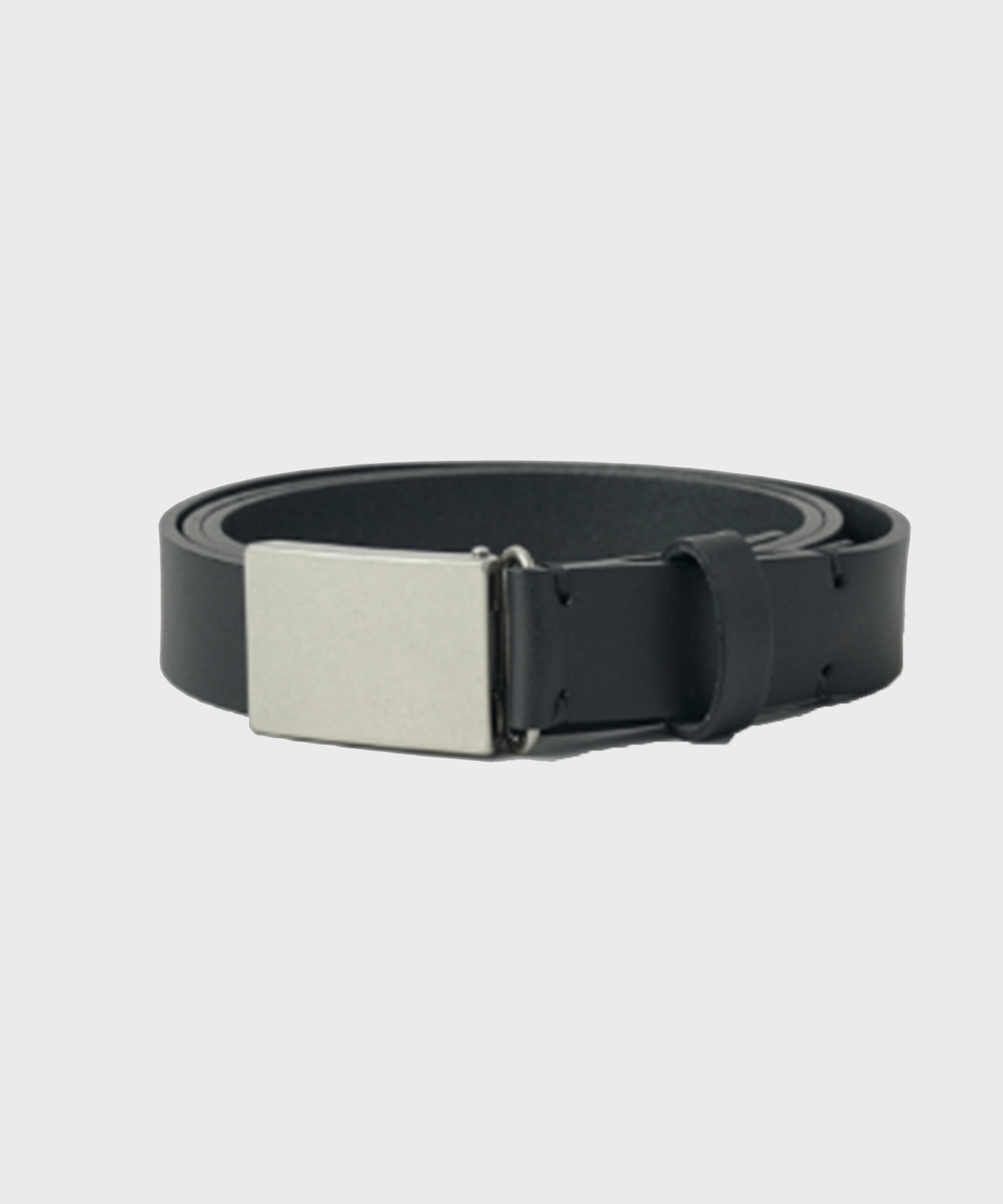 LEATHER BELT (PLAIN BUCKLE) | SSSTEIN