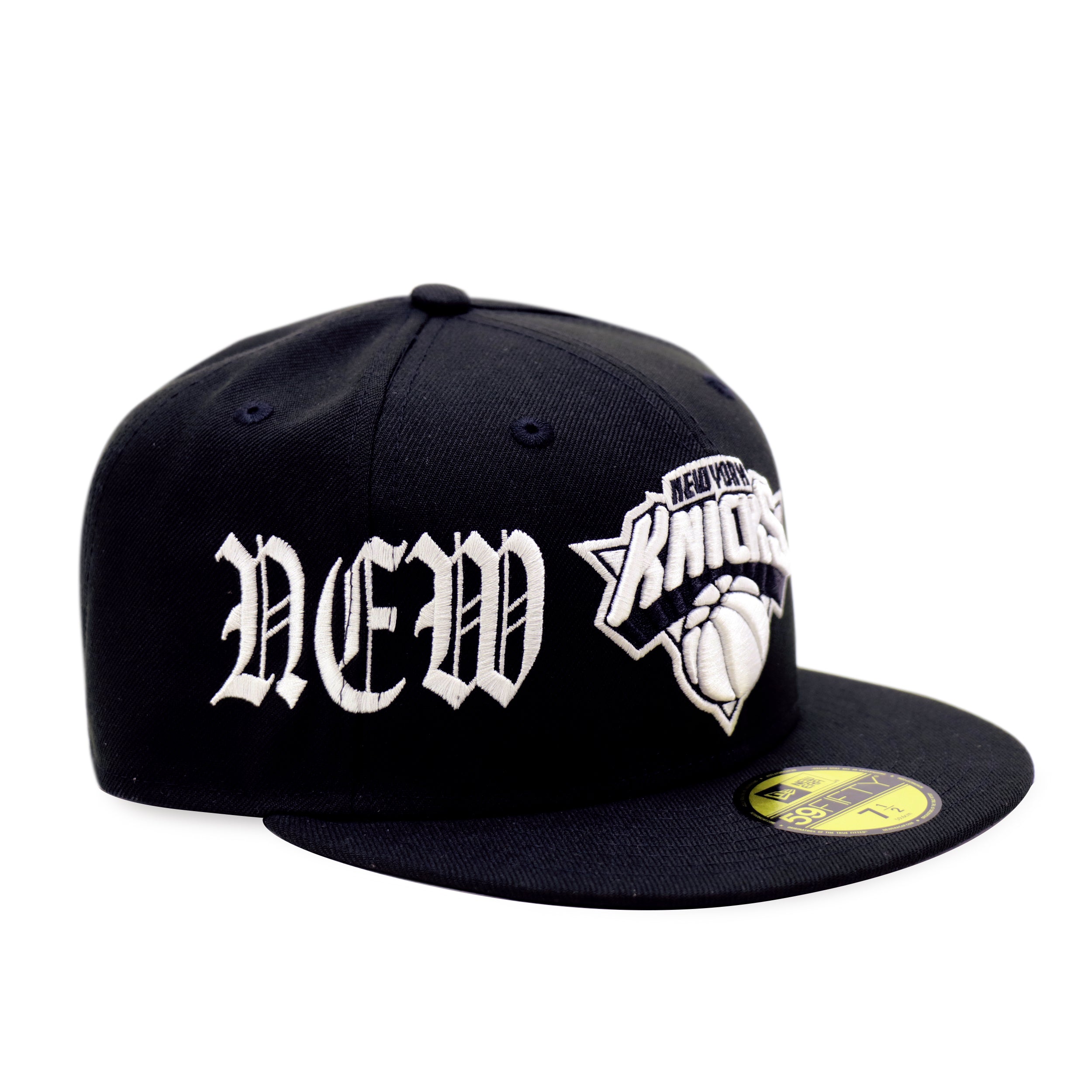 THE CAP 59FIFTY BLACK LETTER II ニューヨーク・ニックス