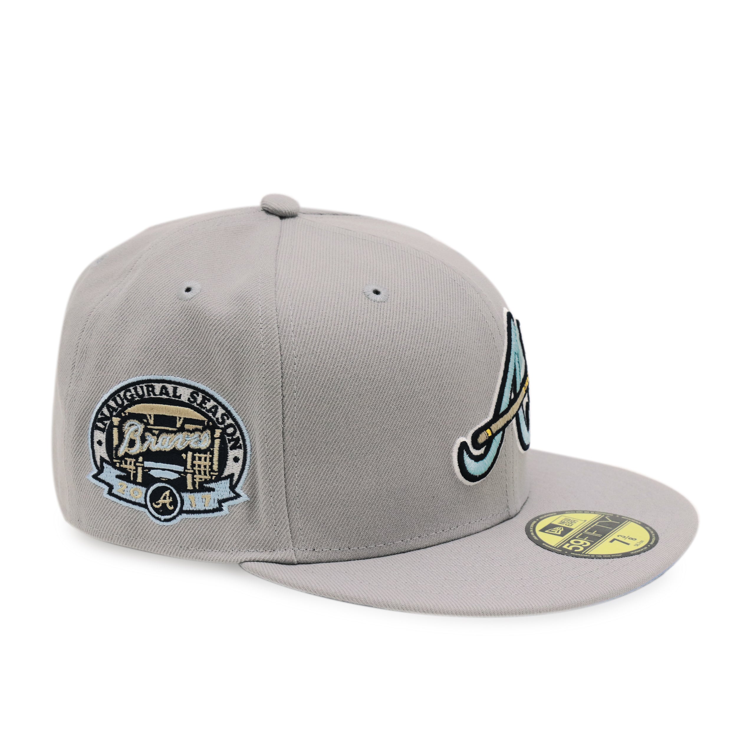 THE CAP 59FIFTY SPACESHIP アトランタ・ブレーブス グレー