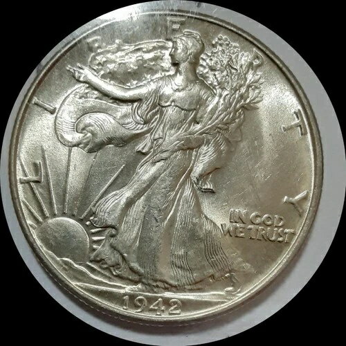 楽天市場】ウォーキングリバティー 50セントの通販