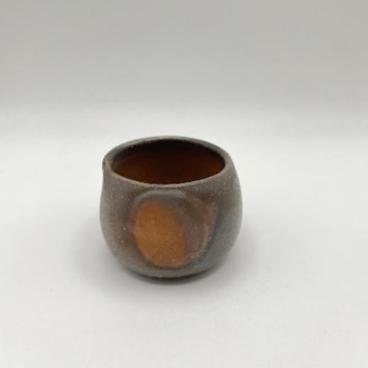 備前焼】青備前 ぐい呑 作家：御幡康照