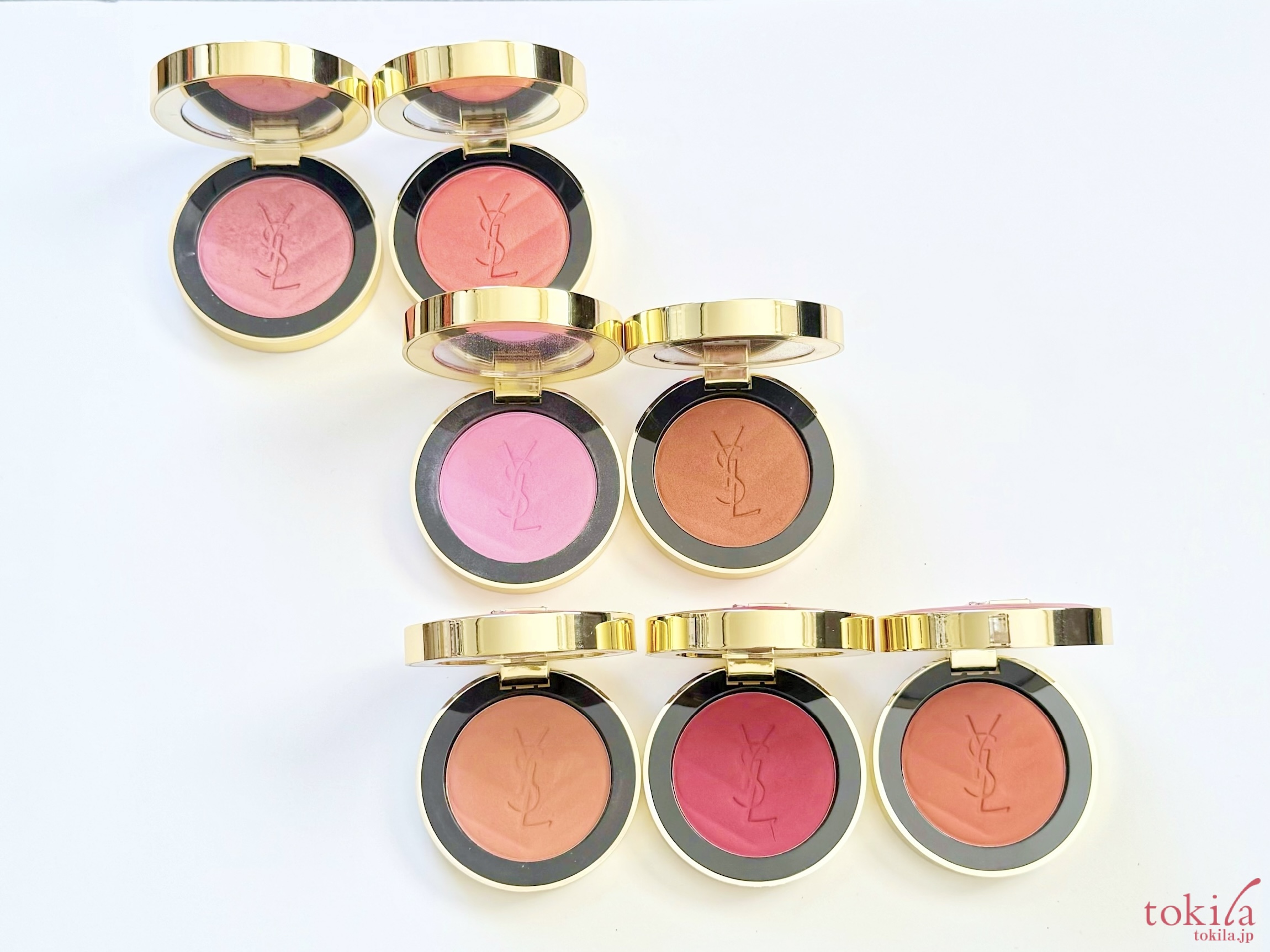 YSL メイクミーブラッシュ パウダー 93 レストレス ロゼ ギフトバッグ