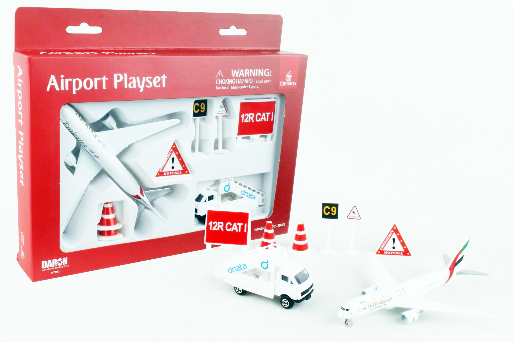 Daron Airport Playset Emirates Airlines Boeing 777 Non-scale [RT9901]