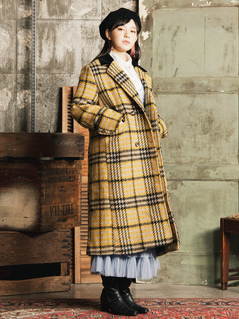 Meridian チェック柄 ロングコート – 古着屋Top of the Hillのネット