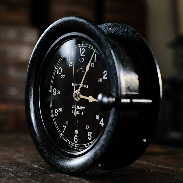 SETH THOMAS U.S.NAVY 手巻き式 船舶時計 – zakka store towi